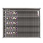 Klassen-Plantafel, 12 Stunden Mo-Fr, für 35 Klassen, 123x157 cm, 